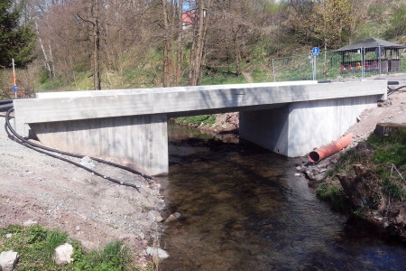 Ersatzneubau der Brücke über die Erle in Erlau